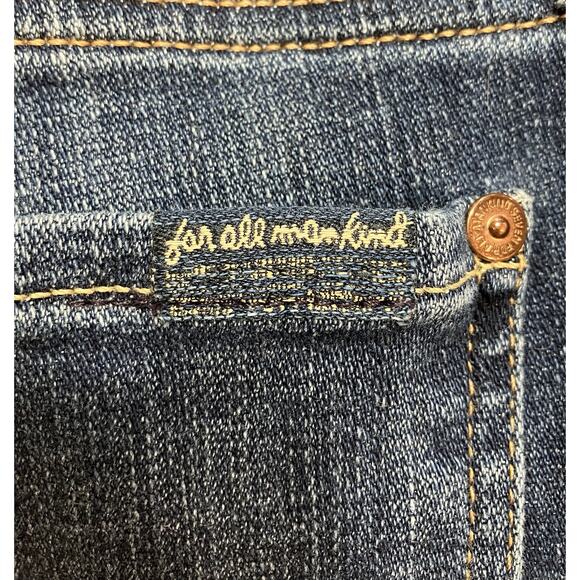 7 For All Mankind Josefina Button Fly Jeans Women’s Size 26 - Picture 6 of 14